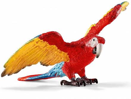 Фигурка - Попугай Ара, размер 8 х 8 х 5 см. 